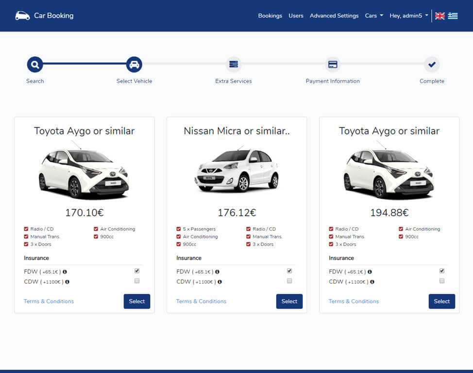 Car booking | Laravel PHP